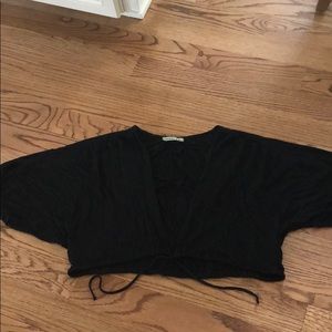 Black womens shrug from Anthropology